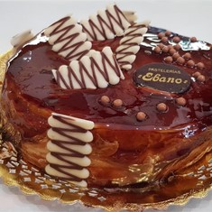 Caramelo y café.