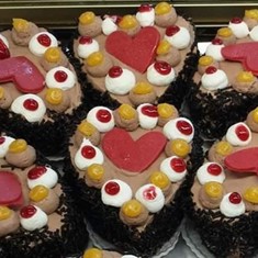 Mini tarta de corazón