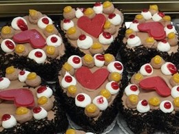 Mini tarta de corazón